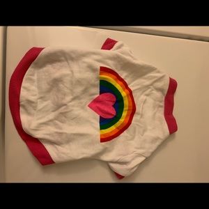 Rainbow dog shirt perfect for Pride month!